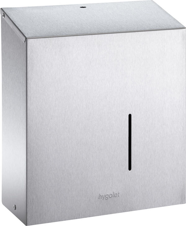 Distributeur d'essuie-mains en papier Hygolet Hygofold Steelline Standard image number 0