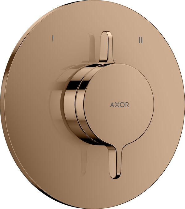 Duschsystem Axor One Polished red gold image number 0