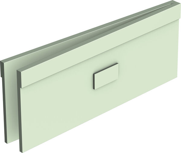 Trockenbauelement Schaco Aqua Länge 132 cm, Höhe 26 cm mit Klappmechanismus  image number 0