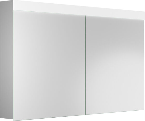 Armadio a specchio 2.0 LED, larghezza 130 cm 2 porte  image number 0