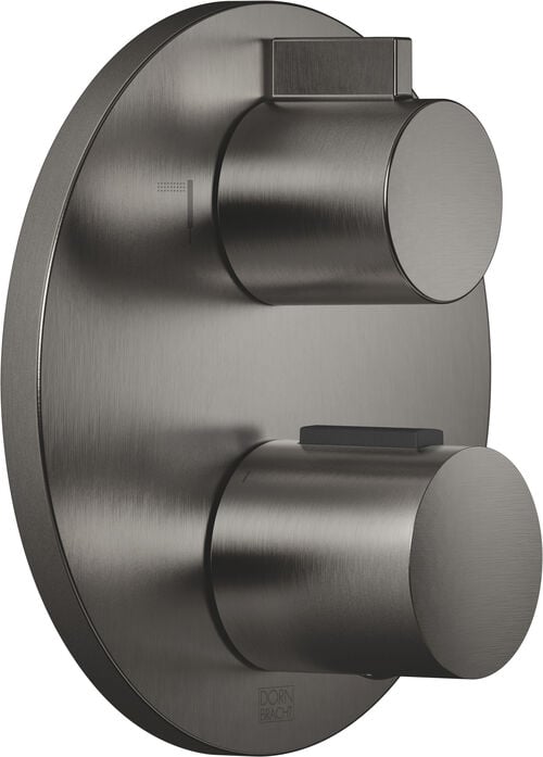 M&eacute;langeur thermostatique-set de montage final Dornbracht Tara. Dark platine mat
