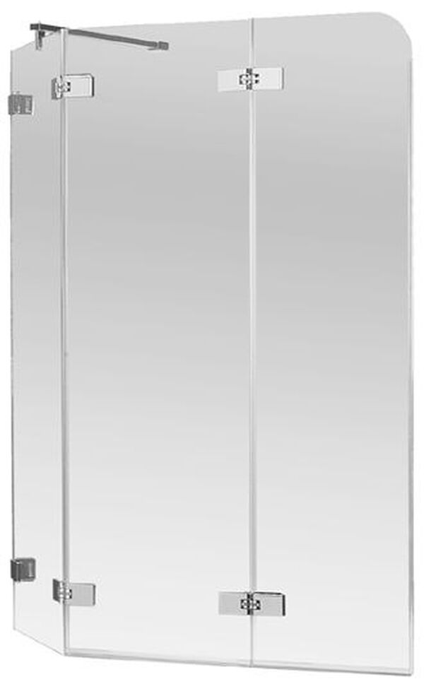 Trennwand Alterna lin Silber hochglanzeloxiert Echtglas klar CareTec Pro image number 0