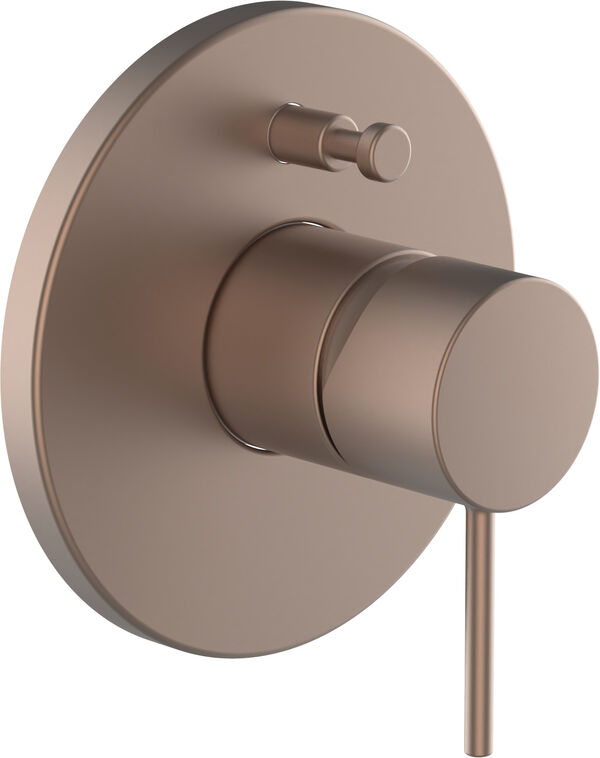Bademischer-Endmontageset Laufen Twinplus Slim Rosengold geb&uuml;rstet PVD basis chrom image number 0