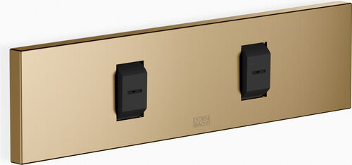 Seitenbrause Dornbracht Water Fan horizontale UP Dark Brass gebürstet
