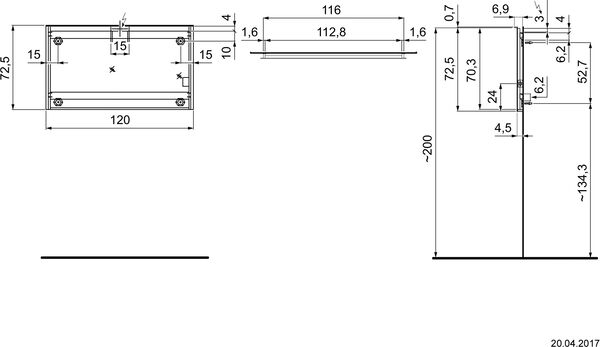 Miroir lumineux Framo Linea LED image number 1