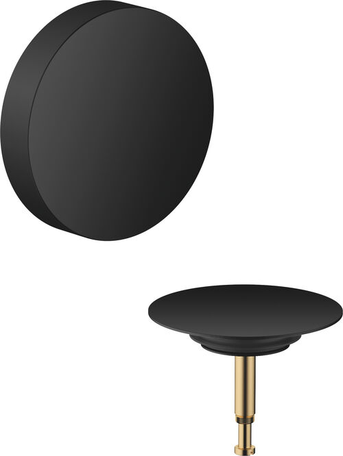 Ab- und &Uuml;berlaufset Dornbracht Schwarz matt