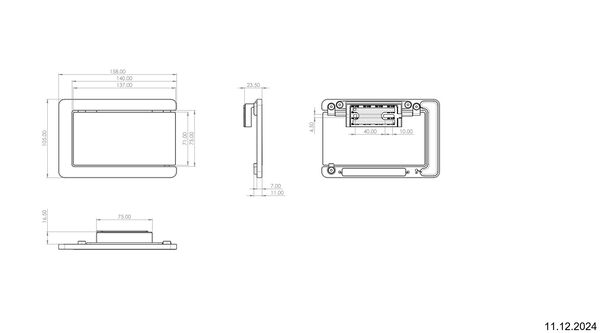 Papierhalter Alterna direta Finox image number 1