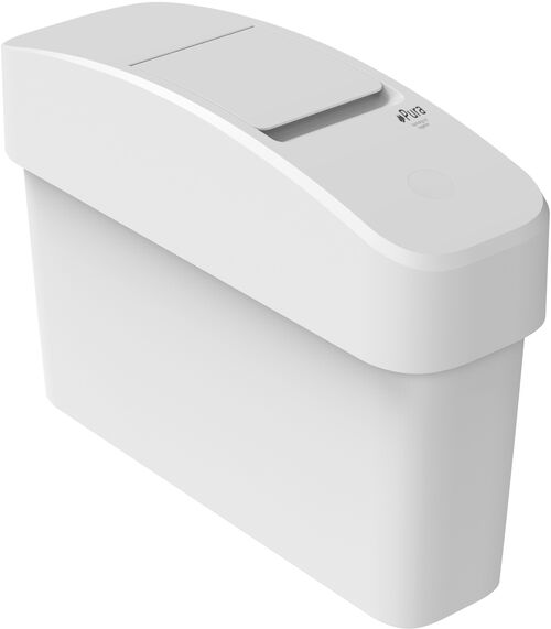 Bo&icirc;te ordures hygi&eacute;nique Pura iQ Blanc mat