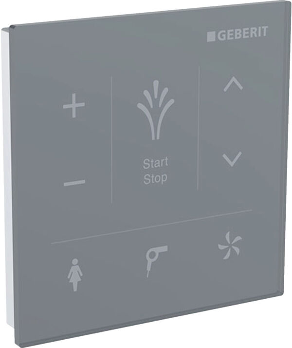 Wandbedienpanel Geberit Mera schwarz image number 0