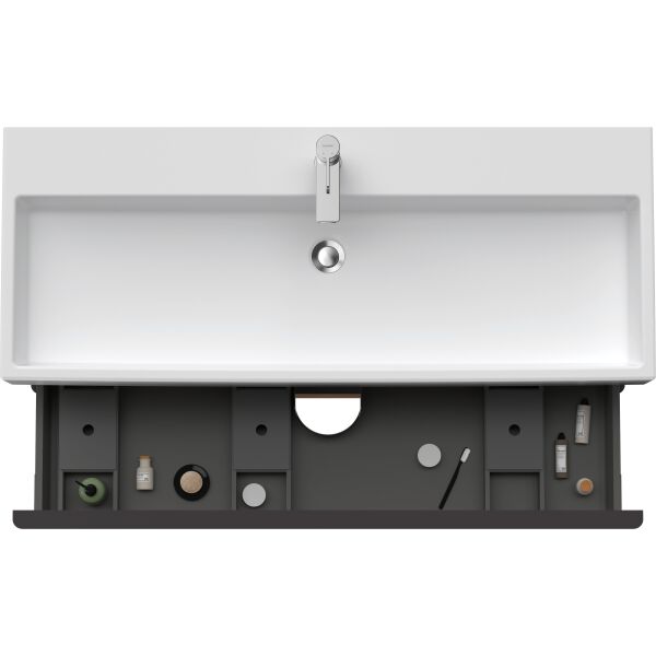 Armadio sottolavabo Duravit D-Neo noce scuro image number 4