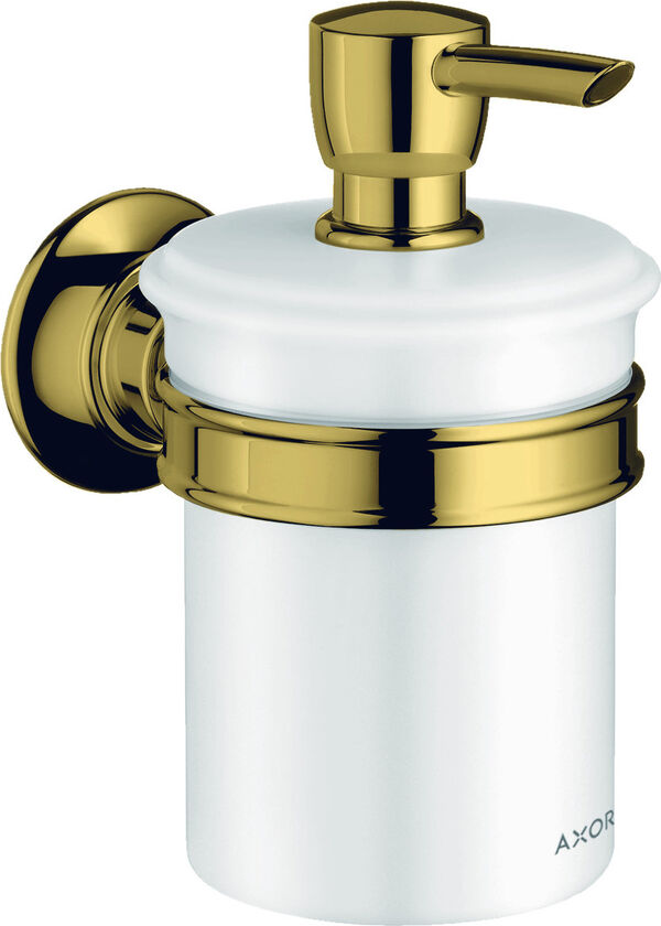 Distributeur de savon Axor Montreux Polished gold optic image number 0