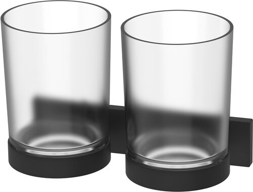 Doppelglashalter Bodenschatz Signa Schwarz matt