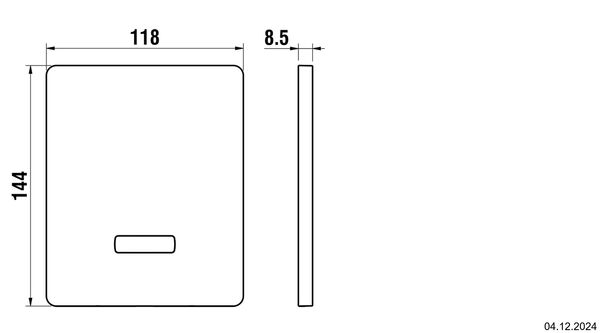 Urinoirsteuerung Laufen SmartControl-U Verchromt image number 1