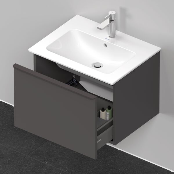 Meuble sous-lavabo Duravit D-Neo Graphite mat image number 3