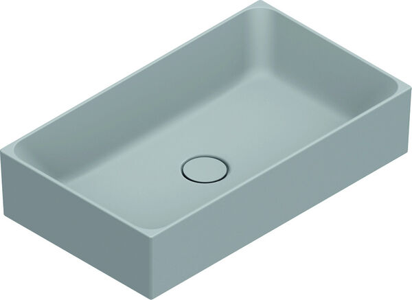 Lavabo d'appoggio Alterna elena, 60x35 cm, altezza 13 cm senza troppopieno senza ripiano per ru image number 0