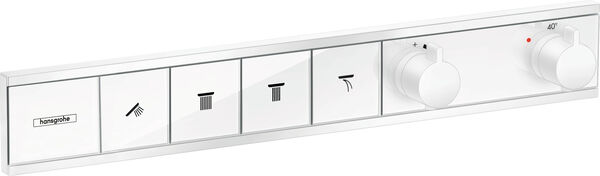 Syst&egrave;me de douche Hansgrohe Rain Select Blanc mat image number 0
