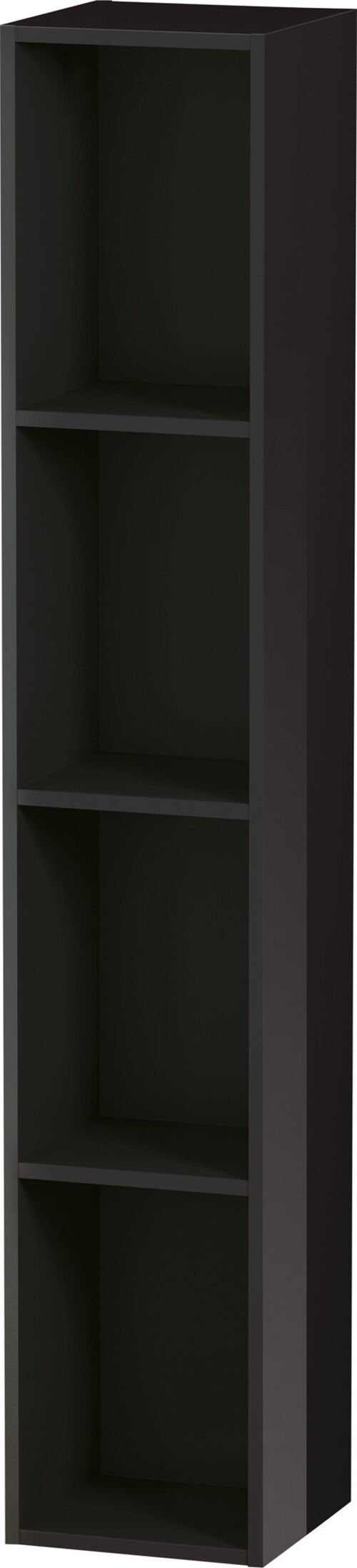 Elément étagère L-Cube Noir brillant