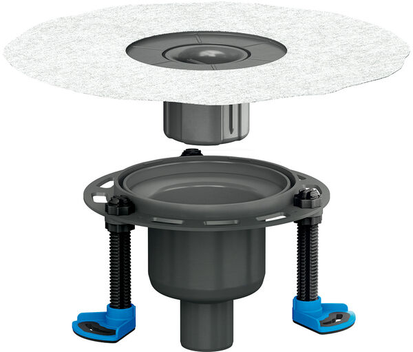 Scarico a pavimento Schaco DallDrain verticale set costruzione grezza image number 0