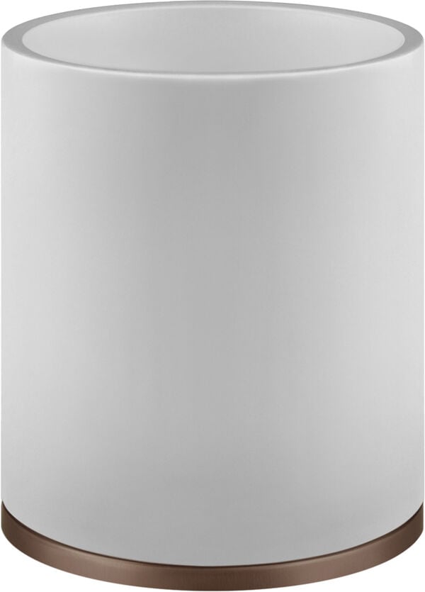 Abfallbehälter Gessi Anello, Ø 180 x 240 mm, weiss image number 0