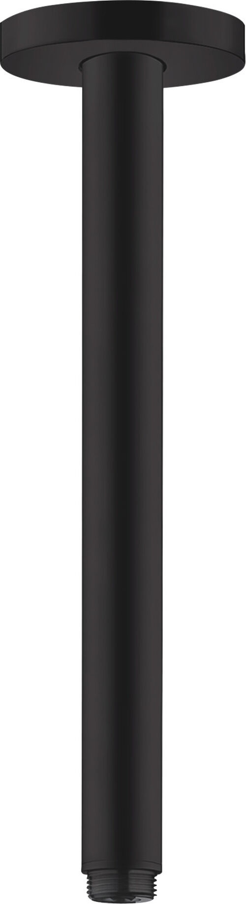Deckenanschluss Hansgrohe S ½" schwarz matt