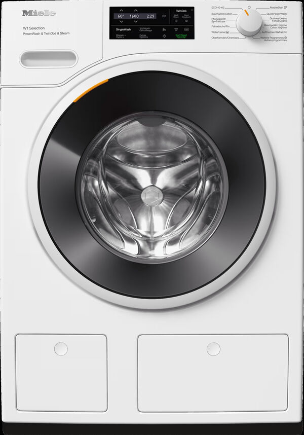 Lavatrice Miele WSJ 800-83 CH, cerniere a destra, capacit&agrave; 9 kg, porta in nero ossidiana, pannello image number 0