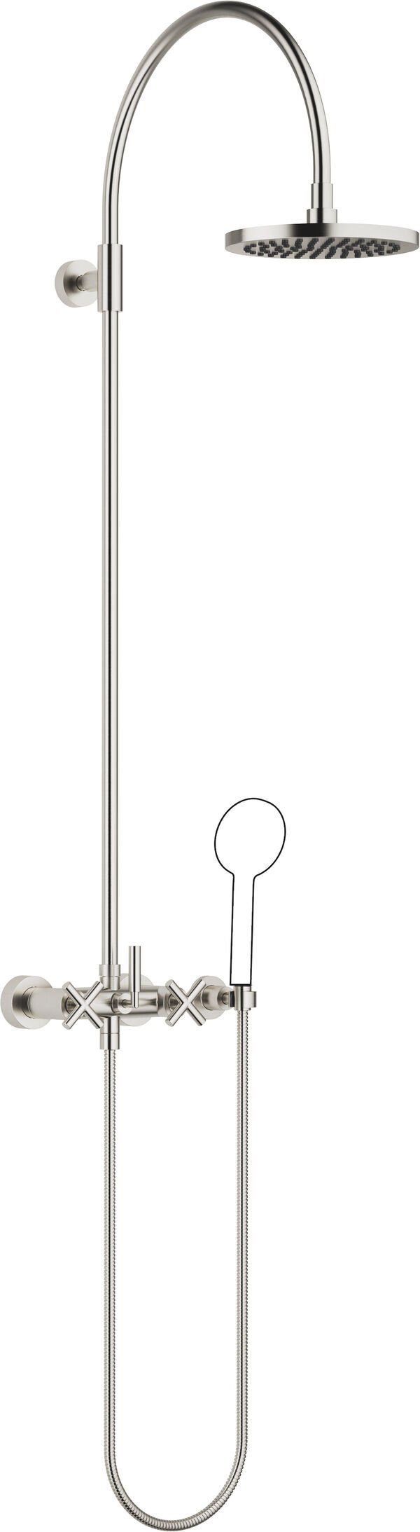 Shower Pipe Dornbracht con Batteria da doccia, distanza 135 - 165 mm, s 420 mm, altezza 1170 mm, image number 0