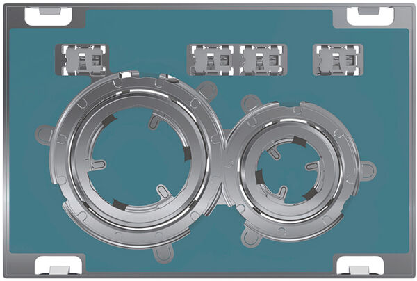 Plaque de d&eacute;clenchement Geberit Sigma50 round image number 0