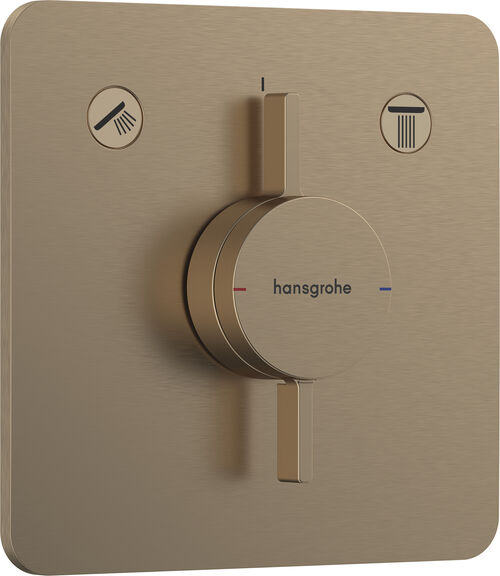 Sistema doccia Hansgrohe Duo Turn Q Brushed bronze