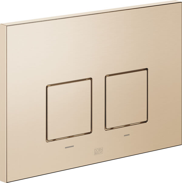 Plaque de d&eacute;clenchement Dornbracht Champagne bross&eacute; image number 0