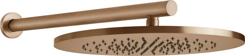 Soffione ad effetto pioggia Gessi 316, &frac12;" Warm bronze brushed PVD Flessa