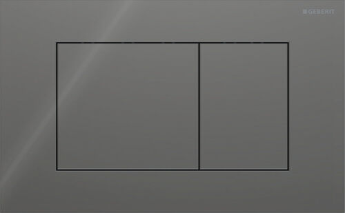 Placca di comando Geberit Sigma40 square Lava Vetro