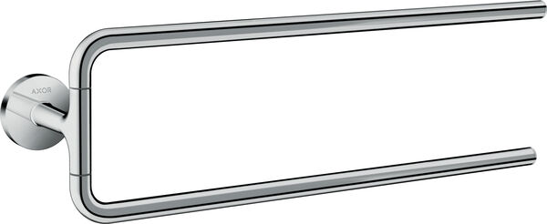 Porte-linge double Axor Universal Circular Chrom&eacute; image number 0