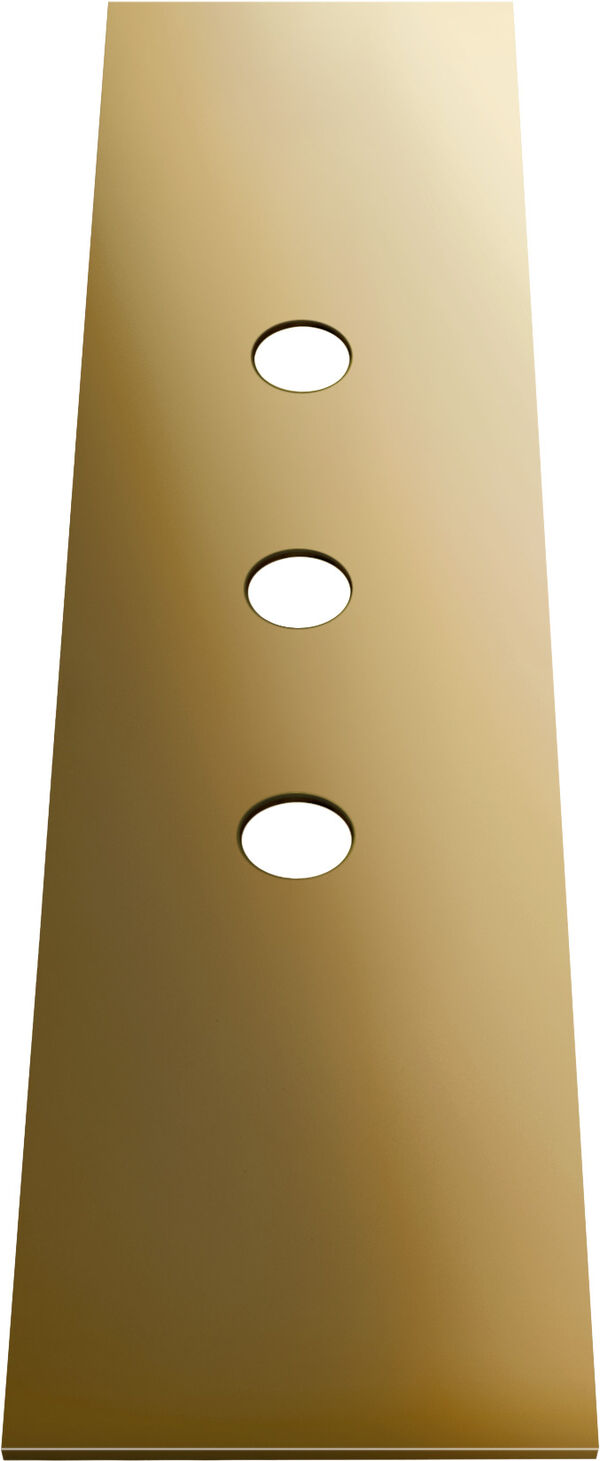Placca decorativa Gessi per rubinetteria a 3 fori   image number 0