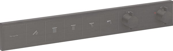 Duschsystem Hansgrohe Rain Select, Thermostatmodul ¾", 669 x 90 mm, für 5 Verbraucher, ohne Porter image number 0