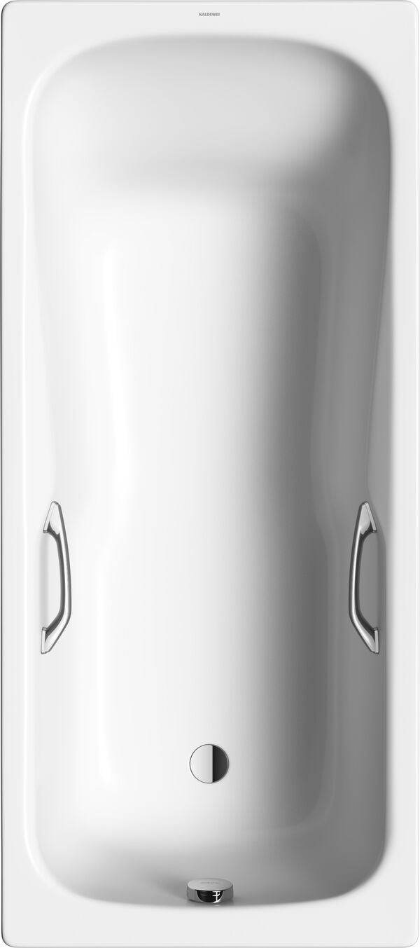 Badewanne Kaldewei Dynaset Star-Griffe 150 x 75 cm Weiss Cleaneffekt image number 0
