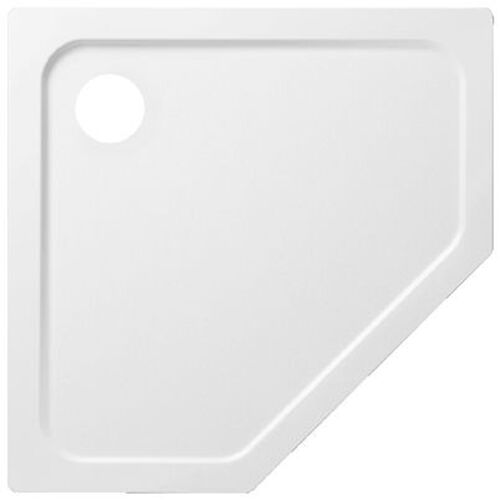 Vasca da doccia ad angolo Kaldewei Cornezza Bianco Cleaneffekt Fondo antisdrucciolo Antislip