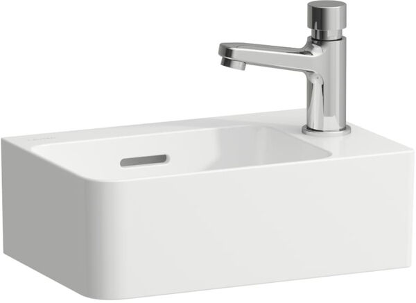 Handwaschbecken Laufen Val 34 x 22 cm Weiss image number 0