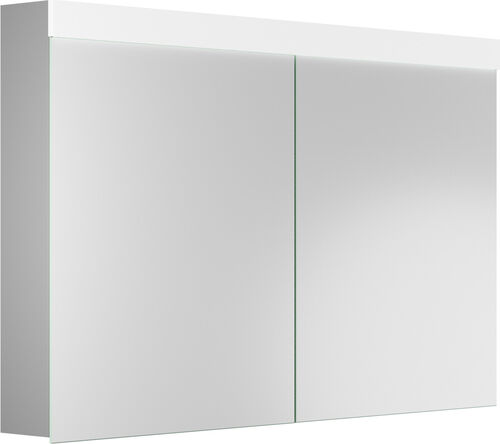 Armoire de toilette Keller Puro 2.0 LED Couleur d'argent Couleur de lumi&egrave;re r&eacute;glable en continu 2700-6500 K