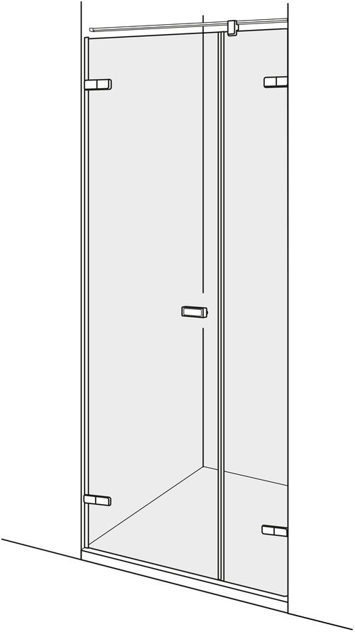 Pendelt&uuml;re Alterna lin.3 Finox Echtglas klar CareTec Pro
