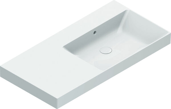 Waschtisch Catalano Zero 100 x 50 cm Weiss Cleaneffekt image number 0