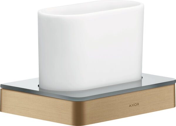Zahnputzbecher Axor Universal Softsquare Brushed bronze image number 0