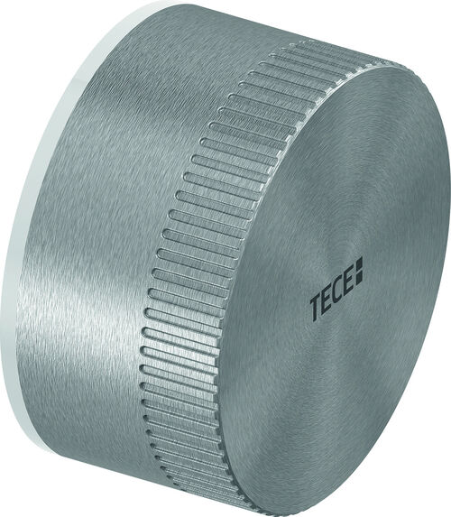 Bouton rotatif Tece Acier inoxydable bross&eacute;