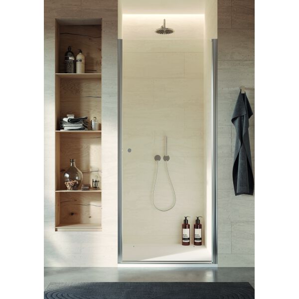 Porte battante Duka Multi-S 4000 new Argent &eacute;lox&eacute; Verre clair image number 1