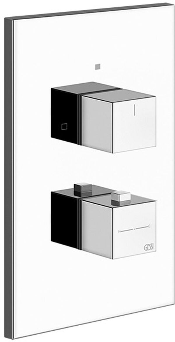 Bade- und Duschenmischer Endmontageset Gessi Rettangolo ½" verchromt image number 0