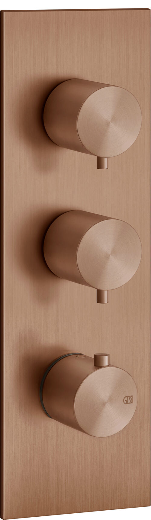 Bade- und Duschenmischer Endmontageset Gessi 316 Copper brushed