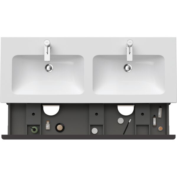 Meuble sous-lavabo Duravit D-Neo Taupe mat image number 4