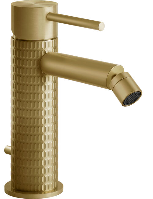 M&eacute;langeur de bidet Gessi 316 Brushed brass Meccanica