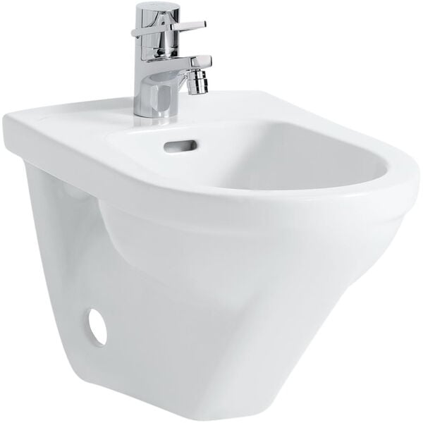 Bidet sospeso Moderna R, con foro per rubinetteria, fissaggio visibile image number 0