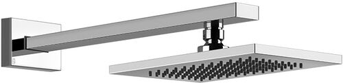 Pomme de douche avec effet pluie Gessi Rettangolo / Rettangolo K &frac12;" Chrom&eacute;