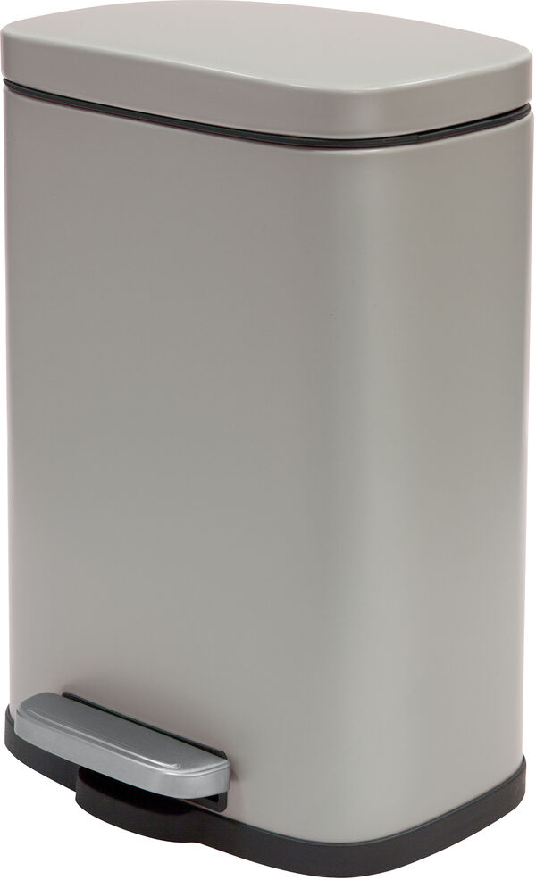 Poubelle &agrave; p&eacute;dale Spirella Akira Taupe mat image number 0